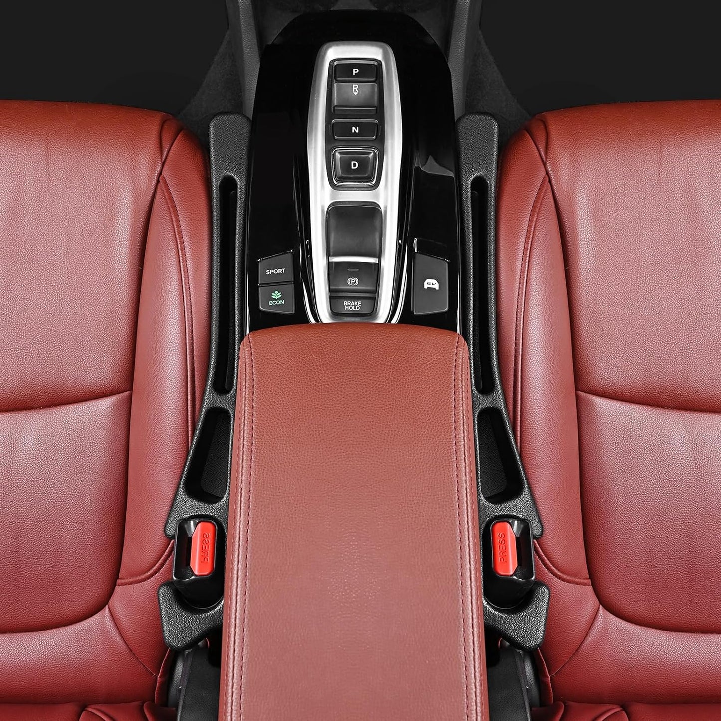 Car Seat Gap Filler, Organiser between Seat and Centre Console, Universal Car Accessories, Fit SUV Truck Storage Black