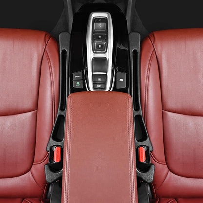 Car Seat Gap Filler, Organiser between Seat and Centre Console, Universal Car Accessories, Fit SUV Truck Storage Black