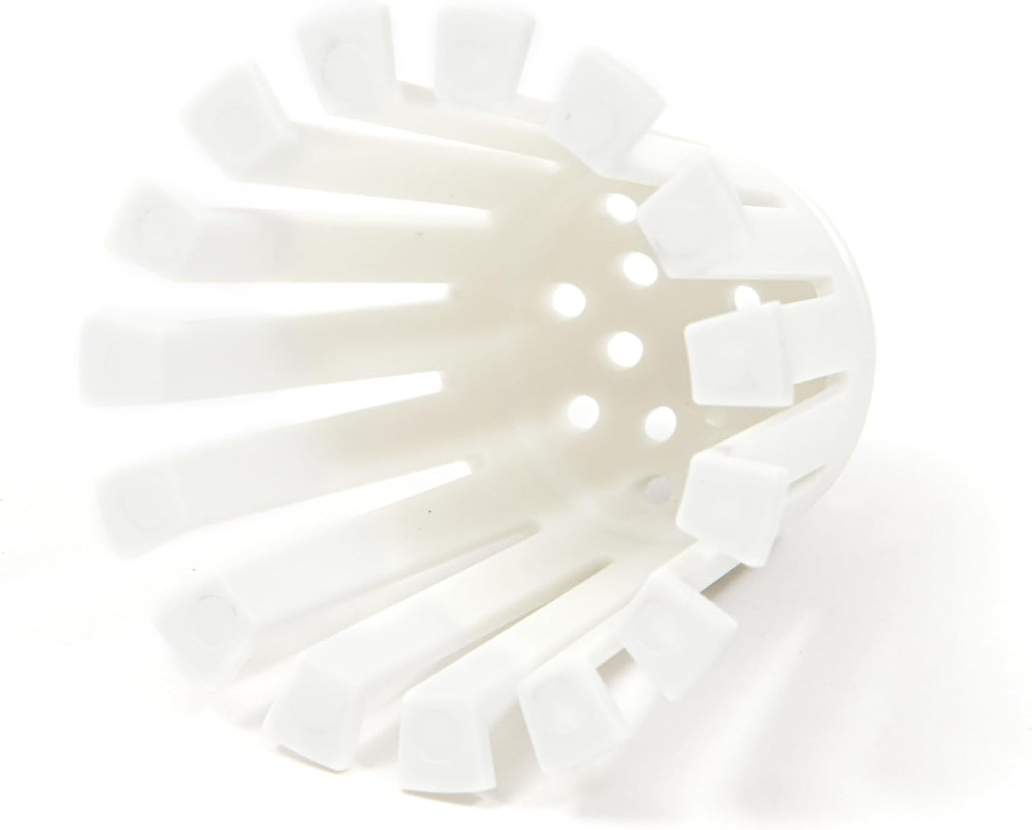 Toss 21Pk Disposable Bath Tub Drain Strainers - Hair Catcher Snare for Shower Bathtub to Prevent Clogged Drains, Traps Human and Pet Hair, One Year Supply (White)