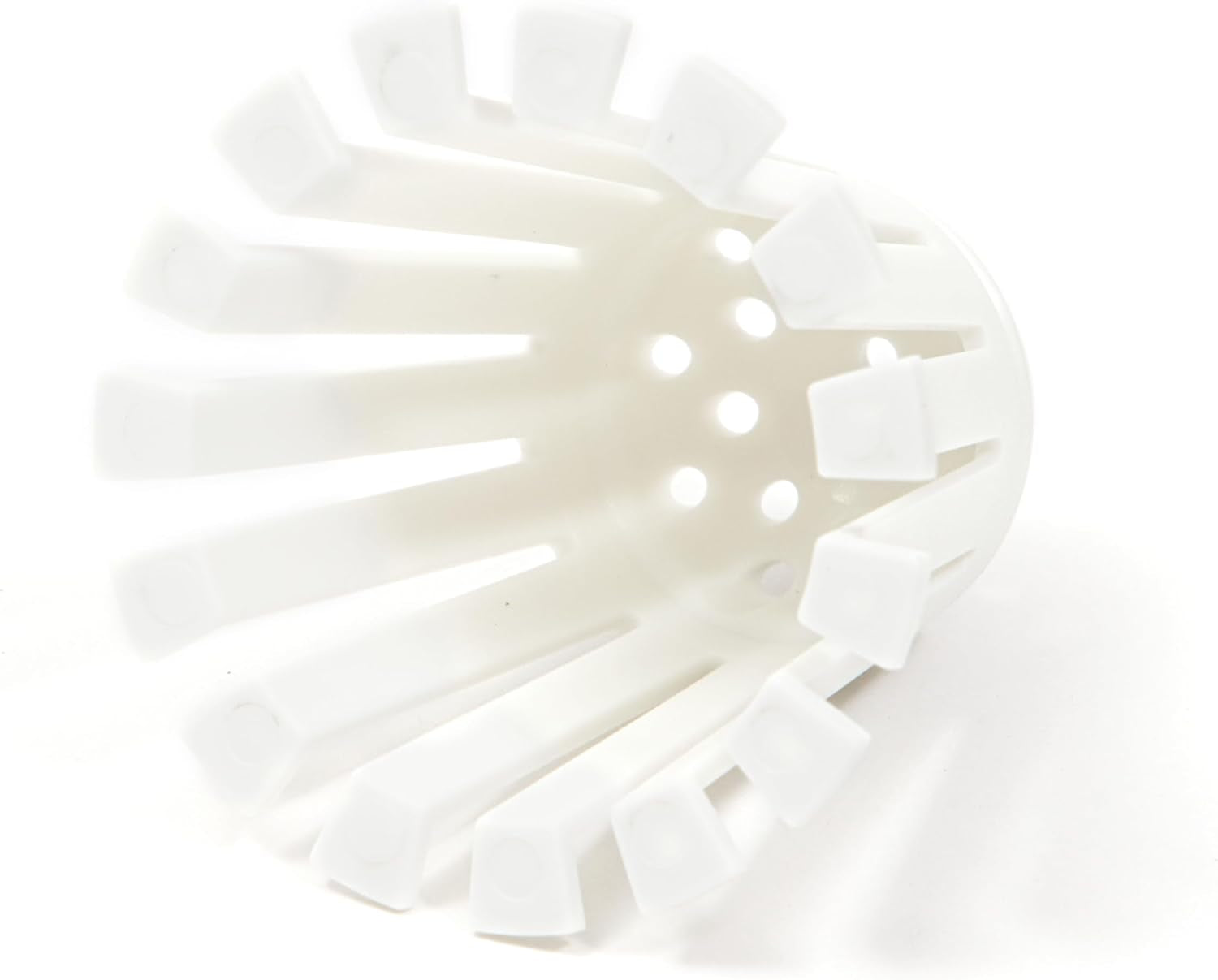 Toss 21Pk Disposable Bath Tub Drain Strainers - Hair Catcher Snare for Shower Bathtub to Prevent Clogged Drains, Traps Human and Pet Hair, One Year Supply (White)