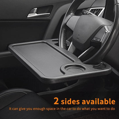 Car Steering Wheel Desk | Car Tray Table for Eating & Storing Laptop, Travel Car Accessories Fits Most Vehicles Steering Wheels