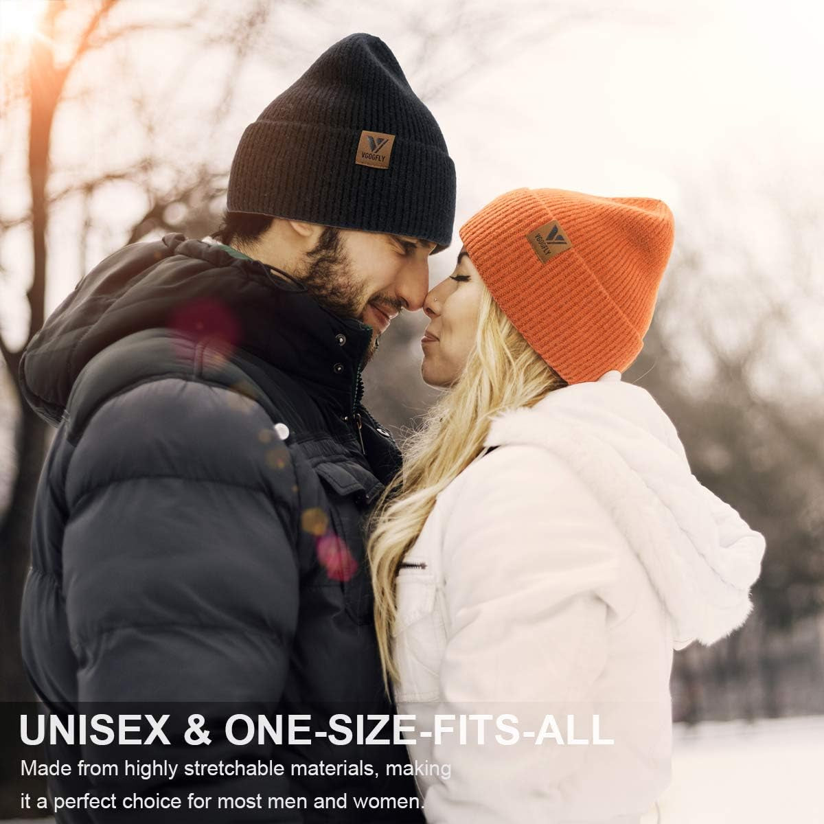Women's Winter Slouchy Beanie - Soft Knitted Ski Hat for Unisex